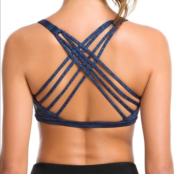 Blue sport bra size L - Picture 3 of 7